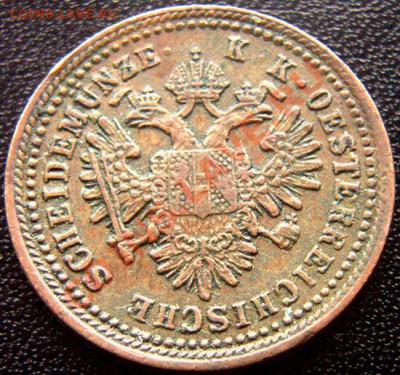 Медный австрийский крейцер 1851; до 26.09_22.14мск - 6420
