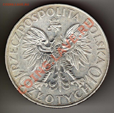 Ag Польша 10 злотых 1933 Траугутт до 30.09 в 22.00мск (6742) - img161