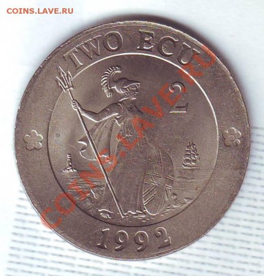 В.Британия.2 Экю.1992. до 2 Октября - 19920017.JPG
