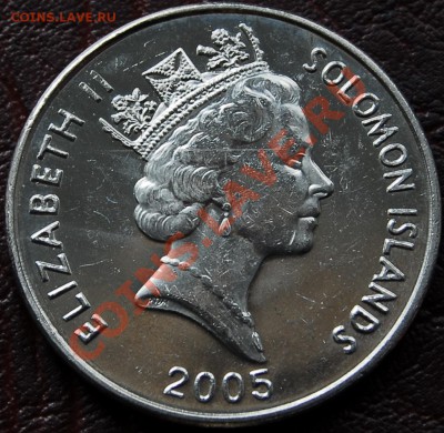 СОЛОМОНОВЫ О-ВА - 20 центов 2005 - Брак - до 2 октября - 310
