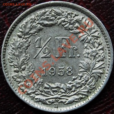 2 франка 1958 - до 3 октября - 360