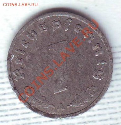 Третий рейх.Пфенниг.1943.А. до 4 Октября - 19430014.JPG