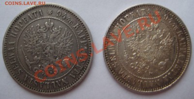 1 марка для Финляндии 1892, 1915гг - 2а
