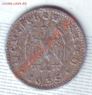 Третий Рейх.50 Пфеннигов.1935.А. до 4 Октября - 1935 50.JPG