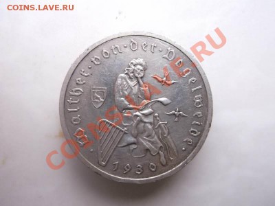 3 марки 700 лет со дня смерти Вальтера фон Догельвайде до 3. - 3 марки 1930 (2)