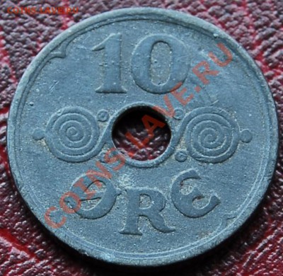 ДАНИЯ - 10 эре 1944 - Цинк - до 4 октября - 484