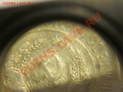 20 копеек 1929 гравировка остей справа от герба? - 20 копеек 1929 2