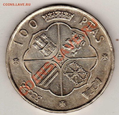 Ag ИСПАНИЯ 100 ПЕСЕТ 1966 ДО 03.10 В 22.00МСК (6777) - img286
