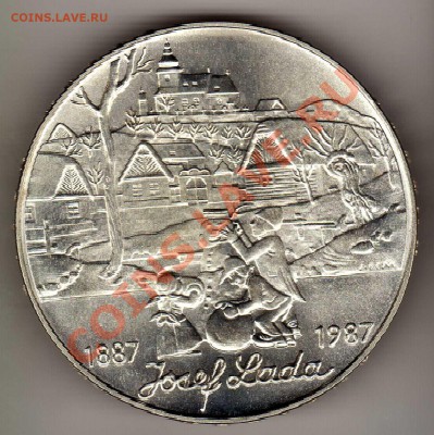 Ag ЧССР 500 КРОН 1987 ЙОЗЕФ ЛАДА 03.10 В 22МСК (6841) - img318