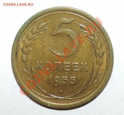 5 копеек 1955 года ------Неплохая до 02.10 в 22:05 - 111 11506