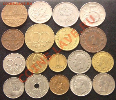 36 разных монет (см. фото и описание). До 30.09_22.00мск - 6429