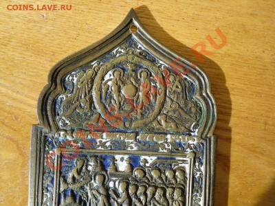 Прошу оценить латунную иконку с эмалями - SDC10495-с