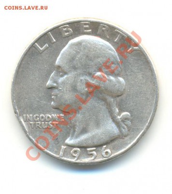 Ag. сша квотер 1956. до 4.10 22.00 - 10