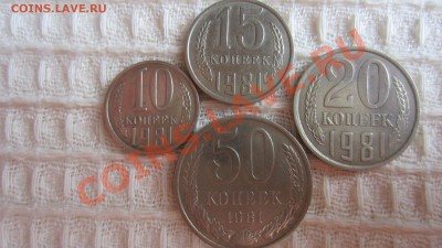 10,15,20,50 копеек 1981 г. До 4.10.13 в 21.00 мск с рубля! - IMG_4991