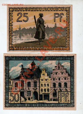 Германия, HUSUM, 25₰+50₰, до 4.10 @ 22:00 - banknote_0932