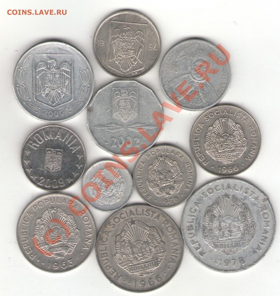 Румыния 11 монет 1960-2009 до 19.01.10 - romania 001