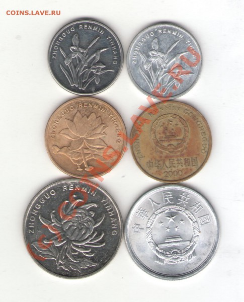 Китай 6 монет 1986-2009 до 19.01.10 - china 001