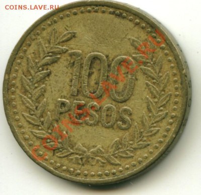 100 песос Колумбия  до 05.10.2013 22-00мск - колумб