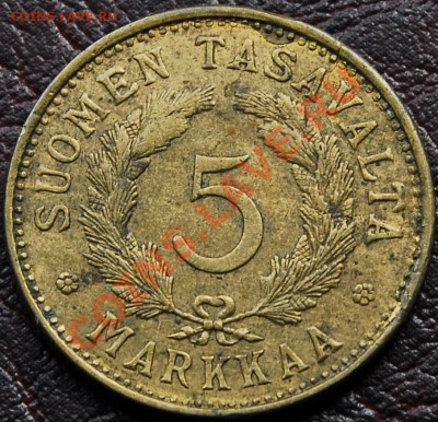 ФИНЛЯНДИЯ - 5 марок 1949 - до 8 октября - 707