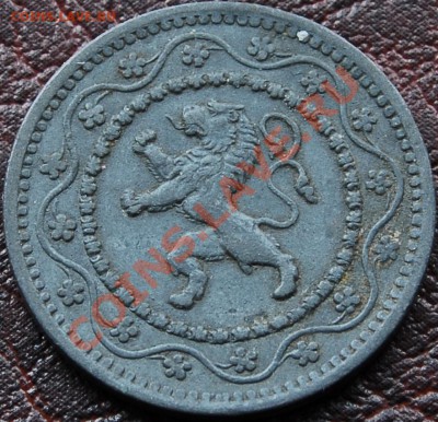 БЕЛЬГИЯ - 10 сентимов 1916 - Цинк - до 8 октября - 682