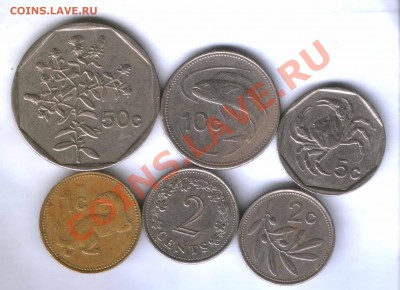 Мальта 6 монет, до 03.10.  21.30 - 43