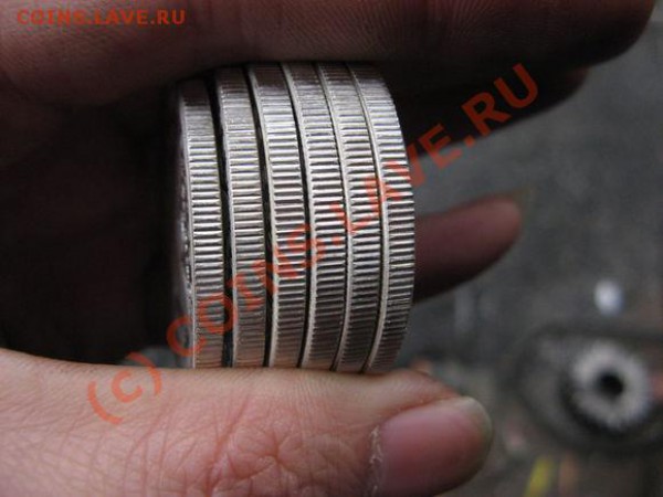 Массовые подделки современных монет - возможно ли это? - fake_morgan_dollars_from_china_edges
