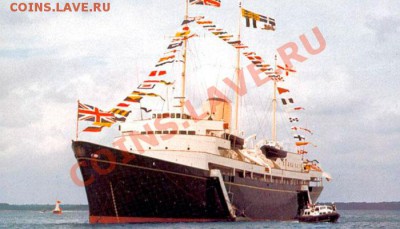 Монеты с Корабликами - Royal-Yacht-Brittania
