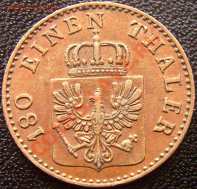 Германия. Пруссия_2 пфеннига 1857(А); до 03.10_22.00мск - 6540