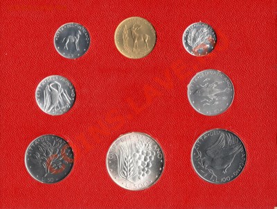 Ватикан. Годовой набор 1973 UNC до 06.10.2013, 22-00 МСК - 1973 а