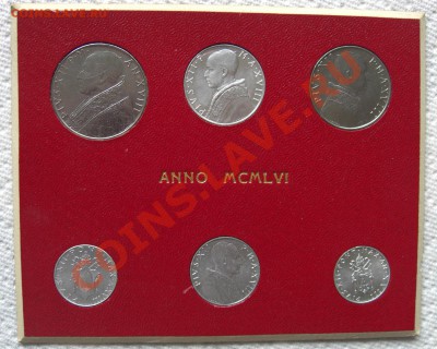 Ватикан. Годовой набор 1956 UNC до 06.10.2013, 22-00 МСК - 1956.JPG