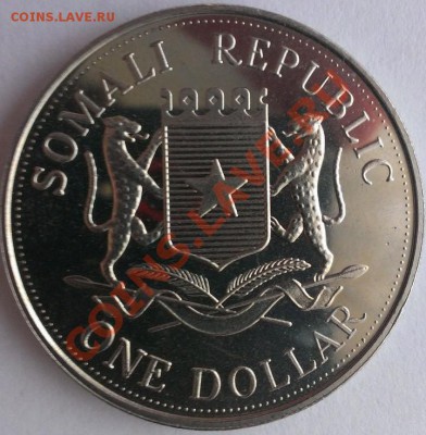 Сомали 1 доллар 2004 Proof до 06.10.13 МСК - сомали 2004