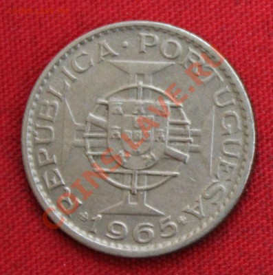 ПОРТУГАЛЬСКИЙ МОЗАМБИК 2,5 эскудо 1965г.   до 9.10.13г.в 22 - IMG_8143.JPG