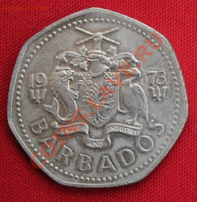БАРБАДОС 1 DOLLAR 1973г.ЛЕТАЮЩАЯ РЫБА до 9.10.13г. - IMG_8052.JPG