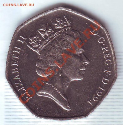 В.Британия.50 Пенсов.1994.День"Д". до 9 Октября - 19940020.JPG