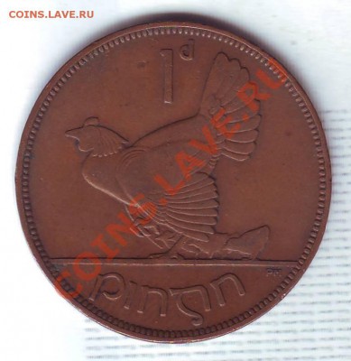 Ирландия.Пенни.1937.Курица. до 9 Октября - 19370010.JPG