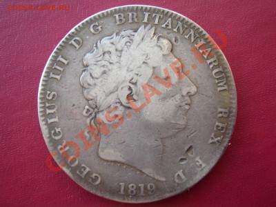Великобритания Ag-925 крона 1819 Георг 3 до 08.10 22 - Крона 1819-1.JPG