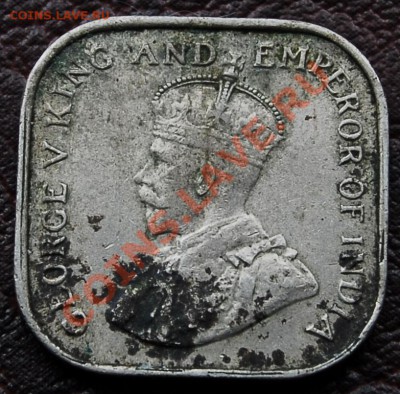 БРИТАНСКИЙ ЦЕЙЛОН - 5 центов 1926 - Георг V - до 9 октября - 718