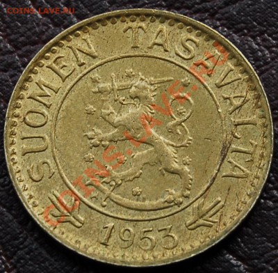 ФИНЛЯНДИЯ - 10 марок 1953 - до 9 октября - 644