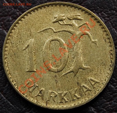 ФИНЛЯНДИЯ - 10 марок 1953 - до 9 октября - 645
