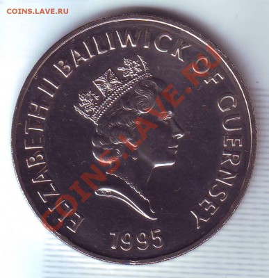 Гернси.5 Фунтов.1995.Королева-Мать.Нечастая. до 10 Октября - 19950018.JPG