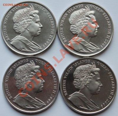 Британские Виргинские острова 4х1 доллар. Олимпиада-2012 - 2