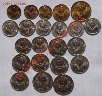 22 монеты штемпельные с 1972 по 1991 до 22 июля 23-00 мск - DSCF5057