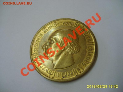 ВЕСТФАЛИЯ,10.000 МАРОК 1923г( Cu,vergoldet)!!до 8.10.2013 - S6000265.JPG