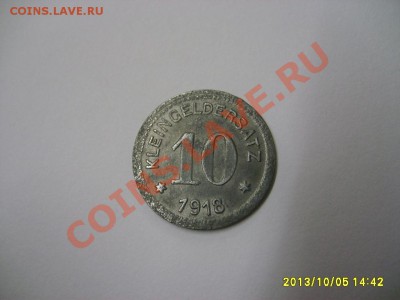 KREIS QUERFURT ,10 ПФЕННИГОВ 1918г(железо)!!до 8.10.2013 - S6000910.JPG