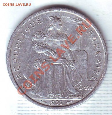 Фр.Полинезия.2 Франка.1993. до 11 Октября - 19930012.JPG
