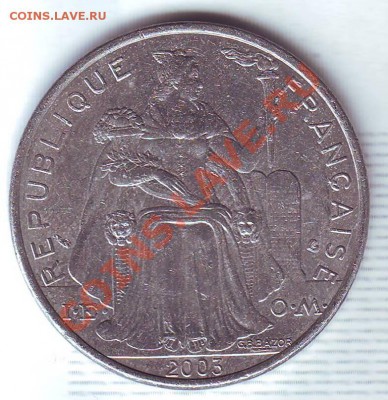 Фр.Полинезия.5 Франков.2003. до 11 Октября - 20030006.JPG