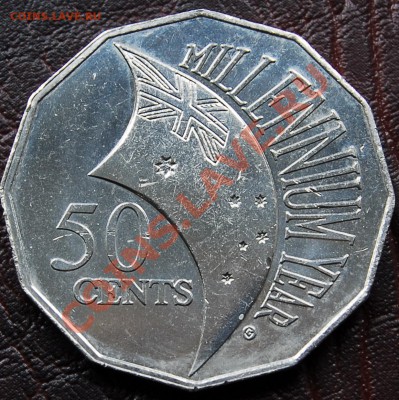 АВСТРАЛИЯ - 50 центов 2000 - Миллениум - до 11 октября - 796