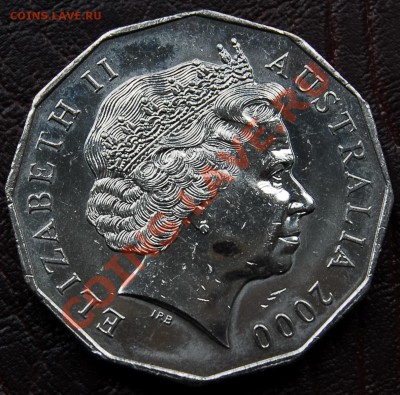 АВСТРАЛИЯ - 50 центов 2000 - Миллениум - до 11 октября - 797