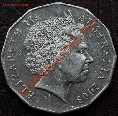 АВСТРАЛИЯ - 50 центов 2003 - Волонтёры - до 11 октября - 793
