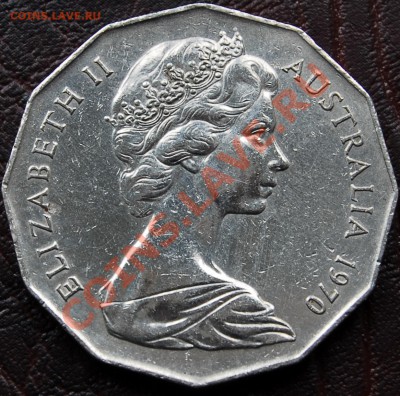 АВСТРАЛИЯ - 50 центов 1970 - Капитан Кук - до 11 октября - 791